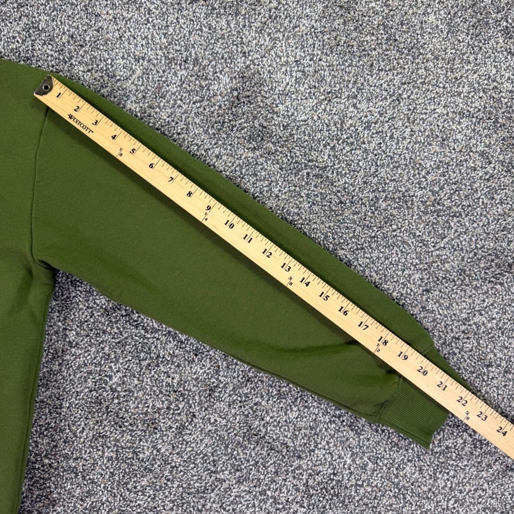 Cotopaxi Do Good Crewneck Sweatshirt Men Large Olive Green Organic Cotton Fleece - Picture 11 of 12